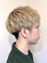 リリー シブヤ(Lilly shibuya)&nbsp;【Lilly渋谷】#マッシュ#ツーブロック#ブリーチ#メンズ