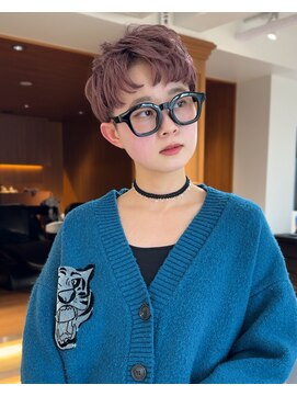 ロンドアンメゾン 原宿(Lond un Maison.) ショートボブ/小顔/ニュアンスパーマ/ブルーージュ[原宿]