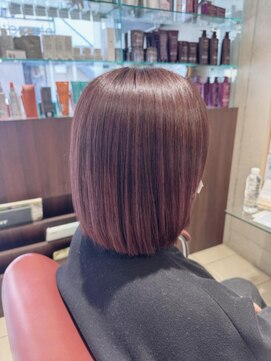 エム インターナショナル 春日部本店(EMU international) パラパラブリーチのチェリーピンクカラー