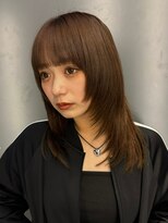 ノイ(noi)&nbsp;顔周りレイヤーカットくびれヘアミルクティーベージュカラー