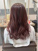 ラズベリー×ミディアムヘア20代30代40代【新所沢駅/ミディアム