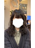 朝のセットを楽に♪エアウェーブパーマ*＊