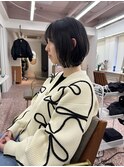 【山本】外はね丸みボブ