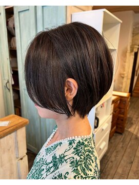 ポット バイ クレドガーデン 大宮東口店(pote by CRED GARDEN) フェミ×ショートココアベージュ大人ヘア白髪染め白髪ぼかしケア