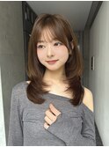 前髪カットサイドバングワイドバングフルバング前髪おくれ毛