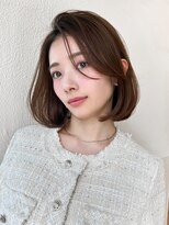 アフロートフクオカ(AFLOAT FUKUOKA)&nbsp;【AFLOAT福岡】大人かわいい艶カラー/ボブ