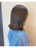 外ハネスタイル