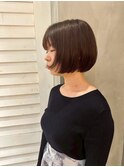 コンパクト丸みボブ