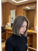 クロム 狭山ヶ丘店(CHROM)&nbsp;小顔ボブ20代30代40代髪質改善白髪染め狭山ヶ丘駅