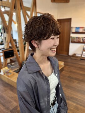 チェリーコークガーデン(CHERRYCOKEGARDEN) ニュアンスショートパーマ