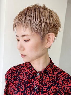 エンクス 天王町店(enx) くびれヘア/アプリコットオレンジ/ハイライトカラー/天王町NH74