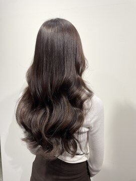 フィーネ つくば(Fi-Ne) 艶髪ブラウンベージュ　韓国レイヤー　プルエクステ　つくば