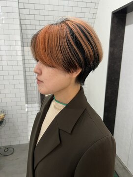 レガーレ(Legare) マッシュショート×アンブレラ×ペールオレンジ