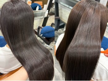 髪質改善専門店 アミーベルエクラ(AMI a BELLE Eclat)の写真/【髪質改善専門店】約100万人が感動のAMI a BELLE Eclatのストレートエステ!どんなクセ・ダメージもお任せ!