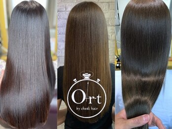 オルト(Ort)の写真/【Ort髪質改善Tr】うねりを抑え美しい艶髪へ☆今だけ！オージュアTr+超音波アイロンで美髪エステ♪
