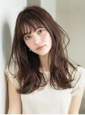 ロングレイヤー×ショコラブラウン