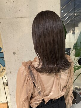 レジュアル(RESSUAL) ラベンダーブラウン　艶髪トリートメント　ケアカラー