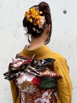 アンド アノン(and anon)&nbsp;和装 カチモリ アップスタイル 成人式 ヘアセット 着付け