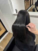 ミヨン 京都烏丸店(miyon)&nbsp;【miyon】韓国レイヤーカット×暗髪カラー×髪質改善