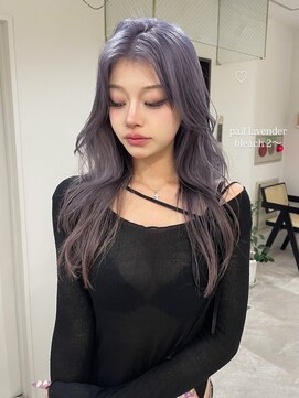 ヴィア 京都烏丸(Via) 10代20代30代/ペールラベンダー/ブリーチ/ハイトーン／髪質改善