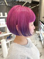 ピークアブー 原宿ハラカド(PEEK-A-BOO)&nbsp;前下がりボブ／刈り上げボブ/デザインカラー/ピークアブー