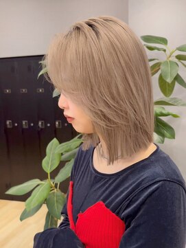 ジアン バイ ミルボン NU茶屋町+(GIEN by milbon) レイヤーボブ／かきあげボブ/大人ボブ/