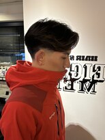 エイト メン 渋谷店(EIGHT MEN)&nbsp;海外風センターパート、テーパーフェード