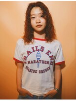 ランプ 代官山(the lamp)&nbsp;ブリーチなしダブルカラーチョコレートブラウンパーマ