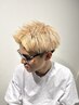 メンズカット+ブリーチダブルカラー¥16900(栄/伏見/メンズ/メンズサロン)