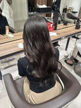 アッシュ 千歳烏山店(Ash) 30代ブリーチなしカラー髪質改善ミルクティーベージュ小顔ヘア