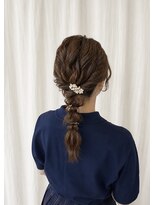 ココカラヘアー ニコ(cococara hair nico)&nbsp;ヘアセット/お呼ばれヘア/ヘアアレンジ/結婚式ヘア