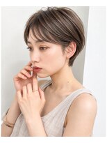 オンスター(ONSTAR) 20代30代大人可愛い韓国風レイヤーショートボブアッシュブ