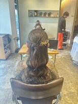 ロージーバイフーガヘアー 元住吉店(Rosy by FUGAhair)&nbsp;大人kawaiiハーフアップ☆彡