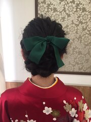 卒業式ヘアアレンジ