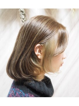 ヘアーサロン オリガミ(Origami) グレージュインナーカラー