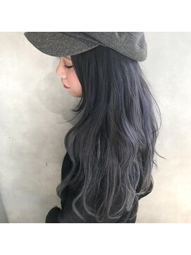 アンククロス 表参道(ANKH CROSS) シールエクステ60枚　アイスネイビーグレー【ANKH CROSS表参道】