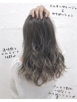 プライズ 表参道原宿店(prize)&nbsp;ミルキーホワイトグレージュ&グラデーション