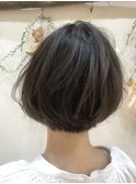 ハイライトたっぷりふんわりショート
