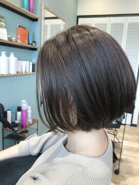 ヘアー ギャラリー ルピ(hair gallery Rupi) 耳かけ×ボブ×アッシュ【発寒中央/発寒】