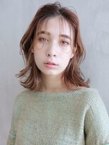 アイティーバイアルバム 松戸店(IT by ALBUM)&nbsp;ラフミディアムスタイル_カーキグレージュマッシュショート_8173