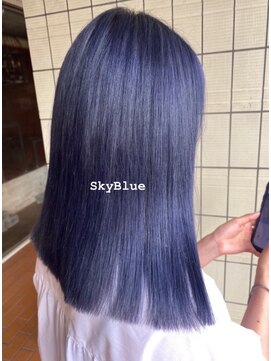 エルサリー(ELLE&SALLY) ミディアム×スカイブルー