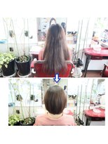 うお座&nbsp;縮毛矯正ボブ