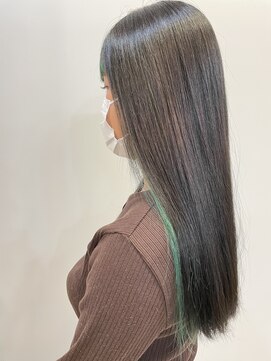 ハニーエイク(Haney89) バング、サイドインナーカラー