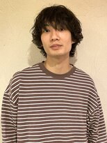 表参道/メンズヘア/くせ毛風パーマ/アンニュイ/無造作/吉田33