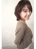 大人小顔ボブ/ひし形ショートボブ/外ハネボブ/くびれショートe