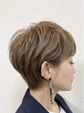 アンバー(Amber) 縮毛矯正くびれヘアアプリコットオレンジ/札幌/南区/川沿5