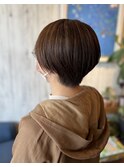 大人可愛いマッシュショート