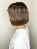 レイール 下北沢(Reir)&nbsp;【Reir下北沢】*ボ切りっぱなしボブ+カーキベージュ*