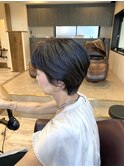 丸みショート/ぱつっとボブ/小顔レイヤー/髪質改善◎