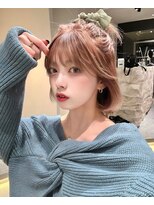 ロンドブルーム 天神大名店(Lond Bloom) 10代20代30代韓国ボブ髪質改善切りっぱなしボブ似合わせカット